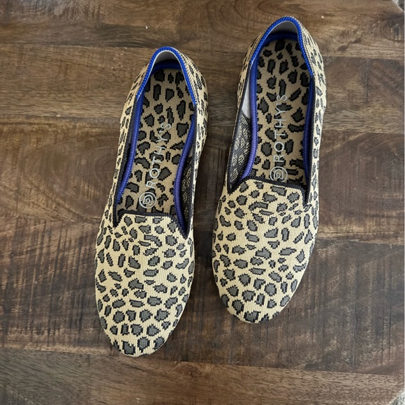 Rothy's Cheetah slip on ballet loafer's flats Size 8 - Picture 3 of 6